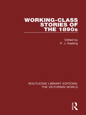 cover image of Working-class Stories of the 1890s